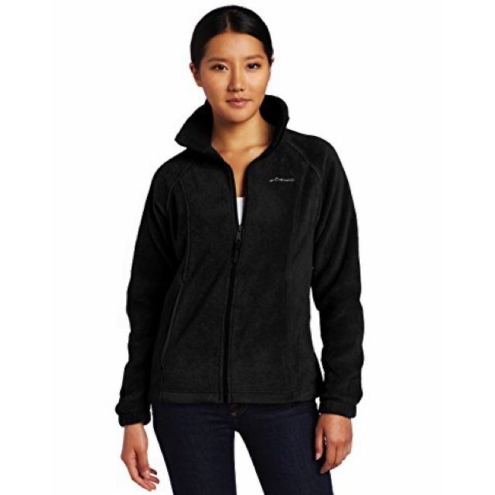 Columbia Women's Full Zip Jacket in Black Medium